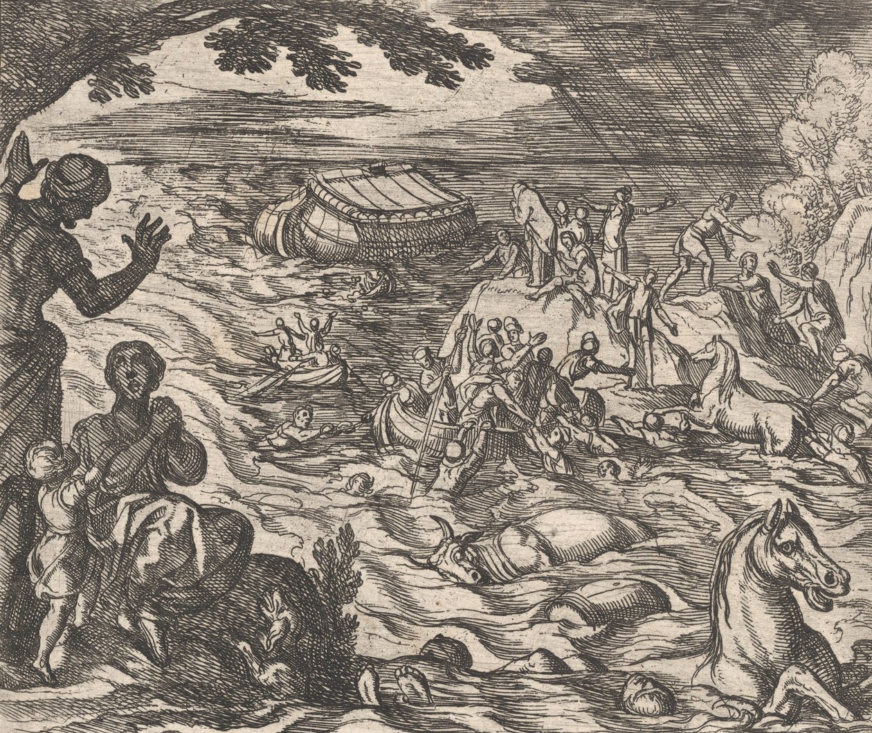 Deska 7: The Flood Diluvium., z Ovidiových 