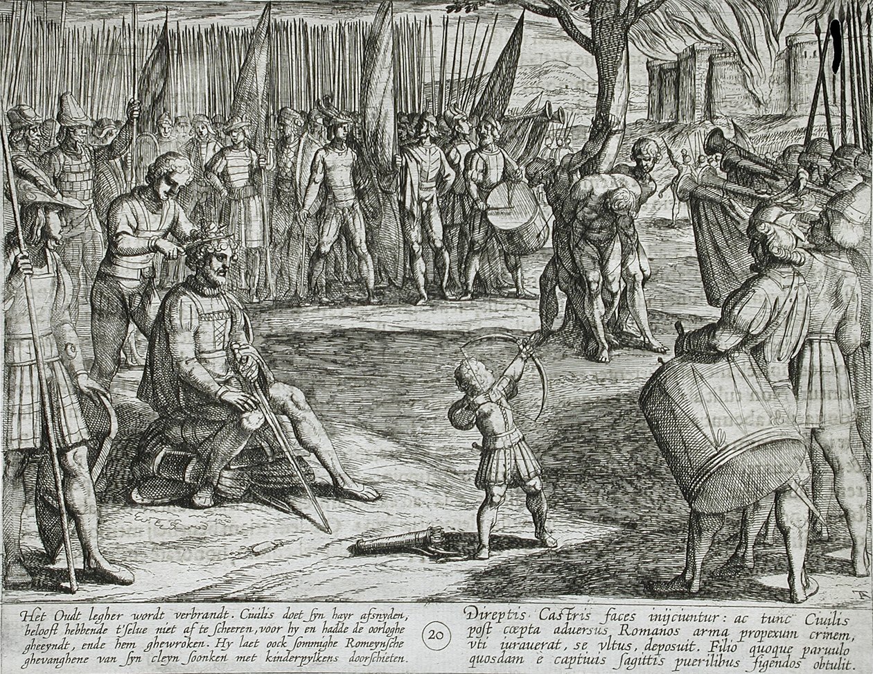 Vypálení staré pevnosti od Antonio Tempesta