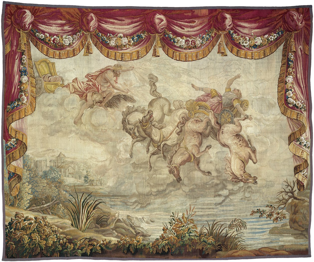 Pád Phaeton, po roce 1776 od Antonio Tempesta