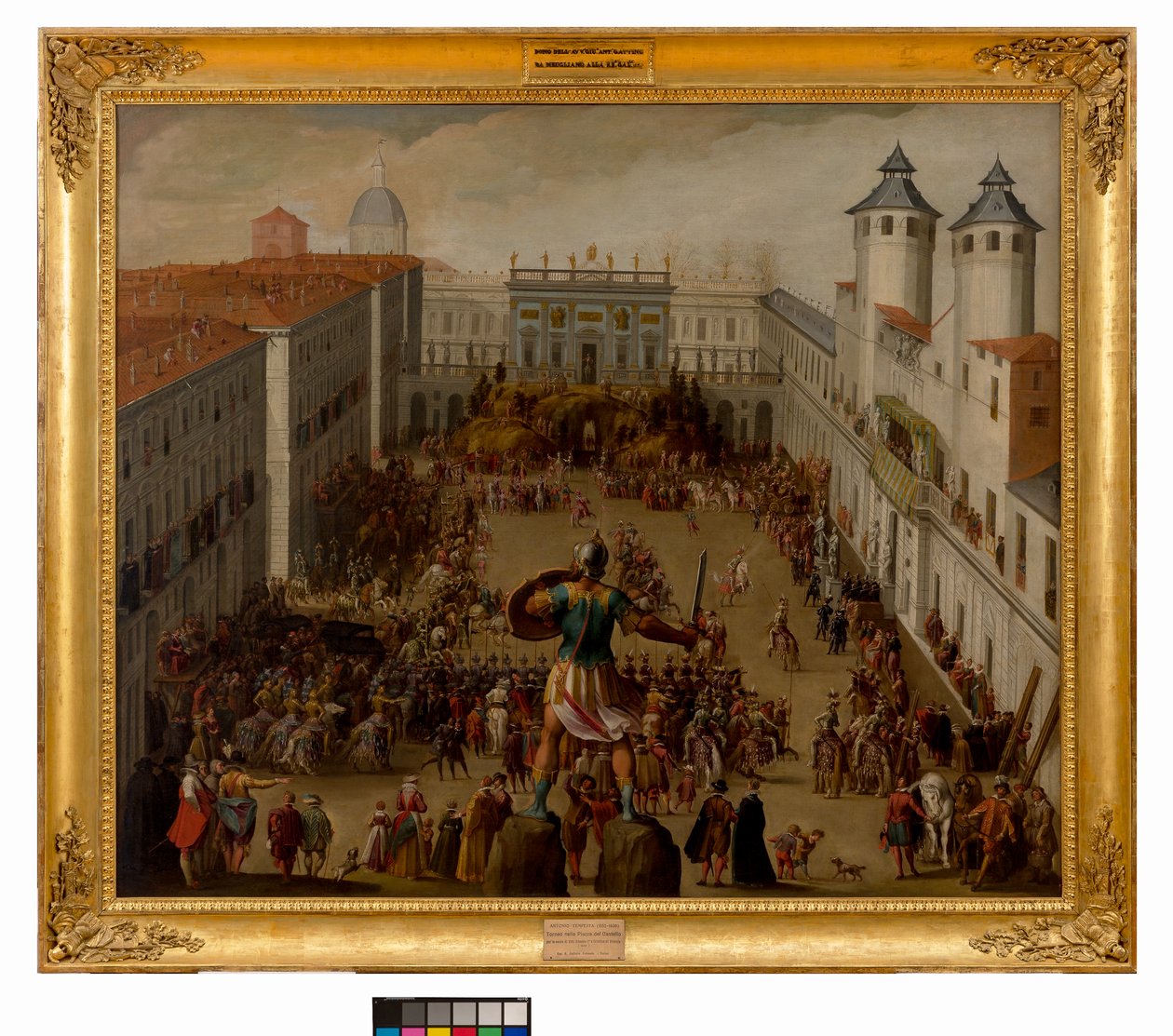 Turnaj na Piazza del Castello, Turín, 1620 od Antonio Tempesta