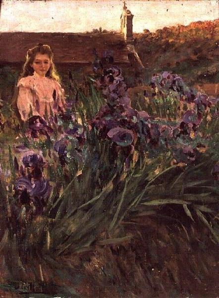 Dívka u Ermitáže (olej na plátně) od Antonio Utrillo I Viadera