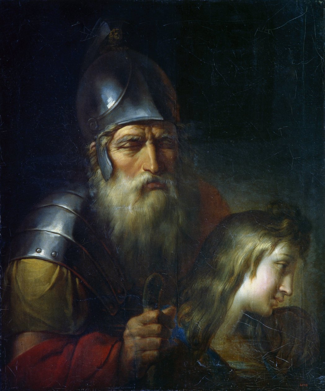 Belisaire - Flavius ​​​​Belisarius (500-576) - Vigi, Antonio (1764-1844) - 1805 - Olej na plátně - 81x68 - Státní ruské muzeum, St. Petrohrad od Antonio Vighi