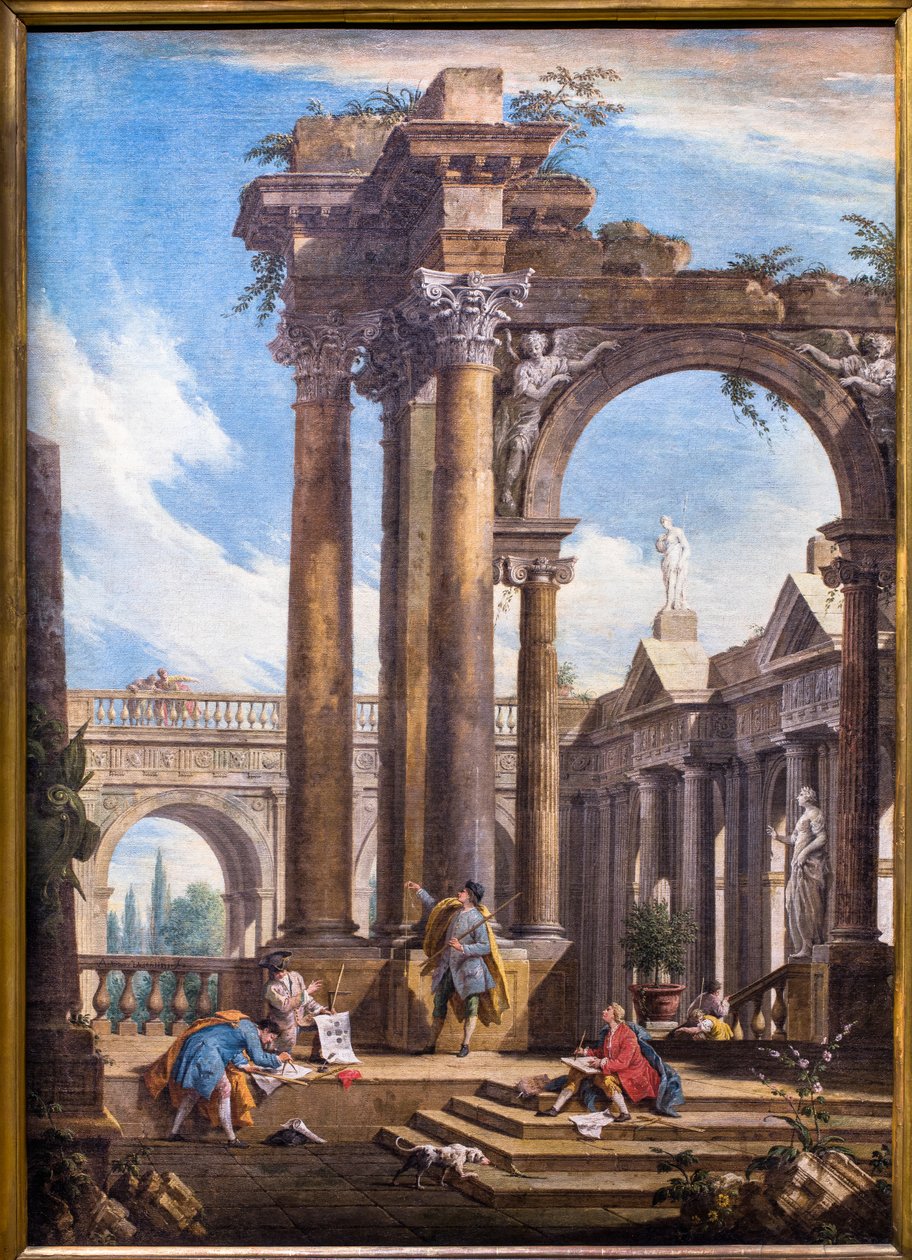 Architektonická fantazie od Antonio Visentini