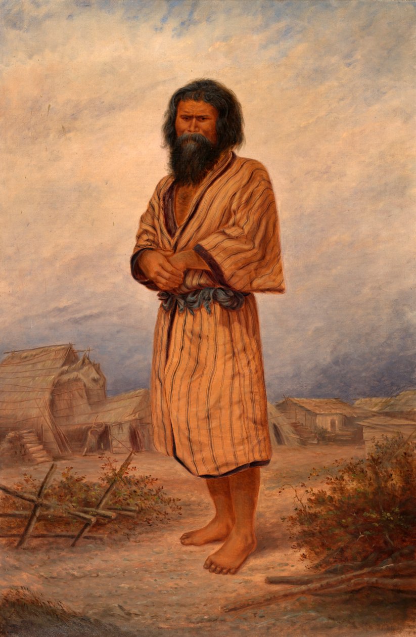 Aino Man, ca. 1893. od Antonio Zeno Shindler