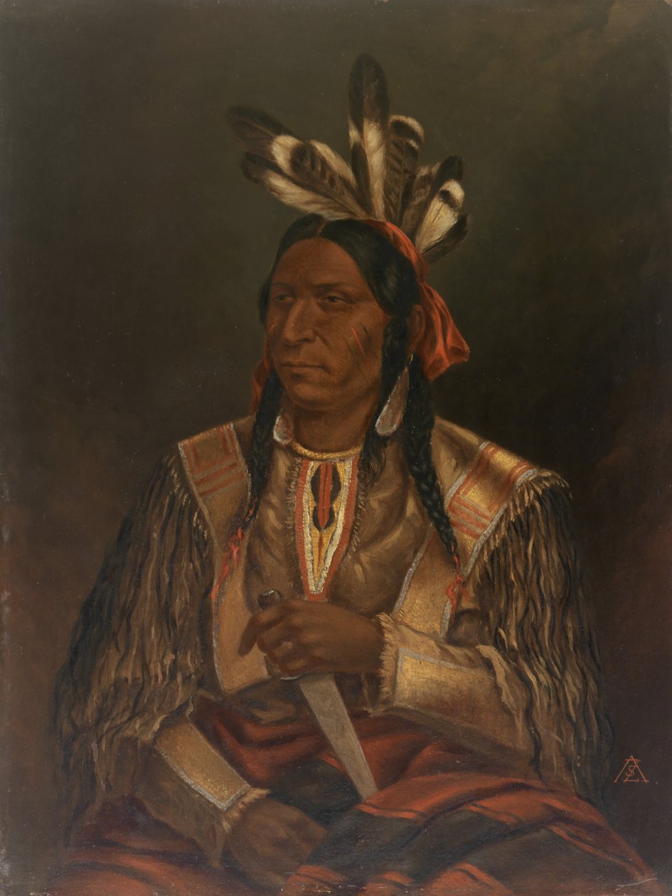 Keokuk The Watchful Fox, Junior, ca. 1876-1899. od Antonio Zeno Shindler