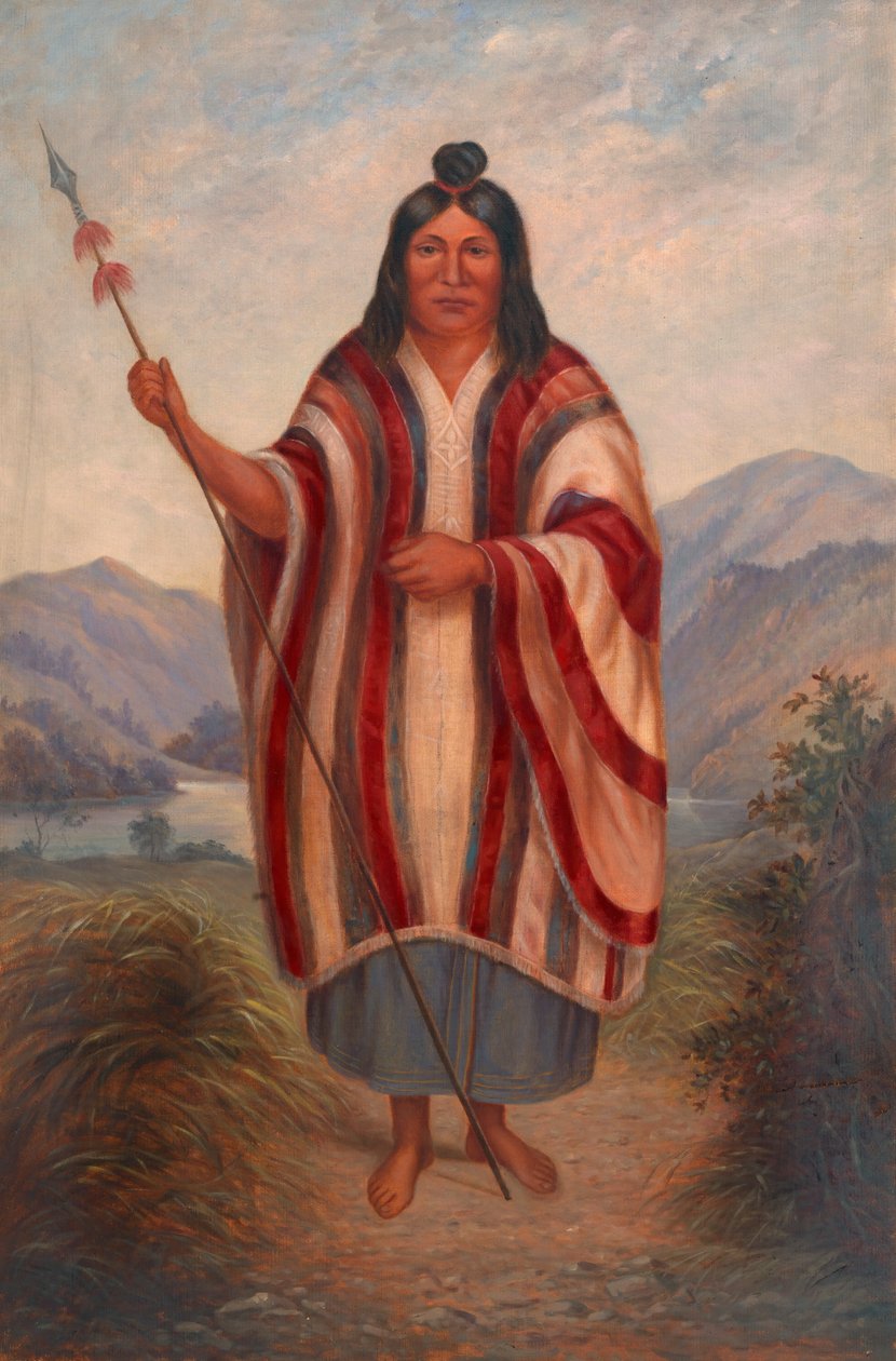 Peruánský Indián, ca. 1890-1899. od Antonio Zeno Shindler