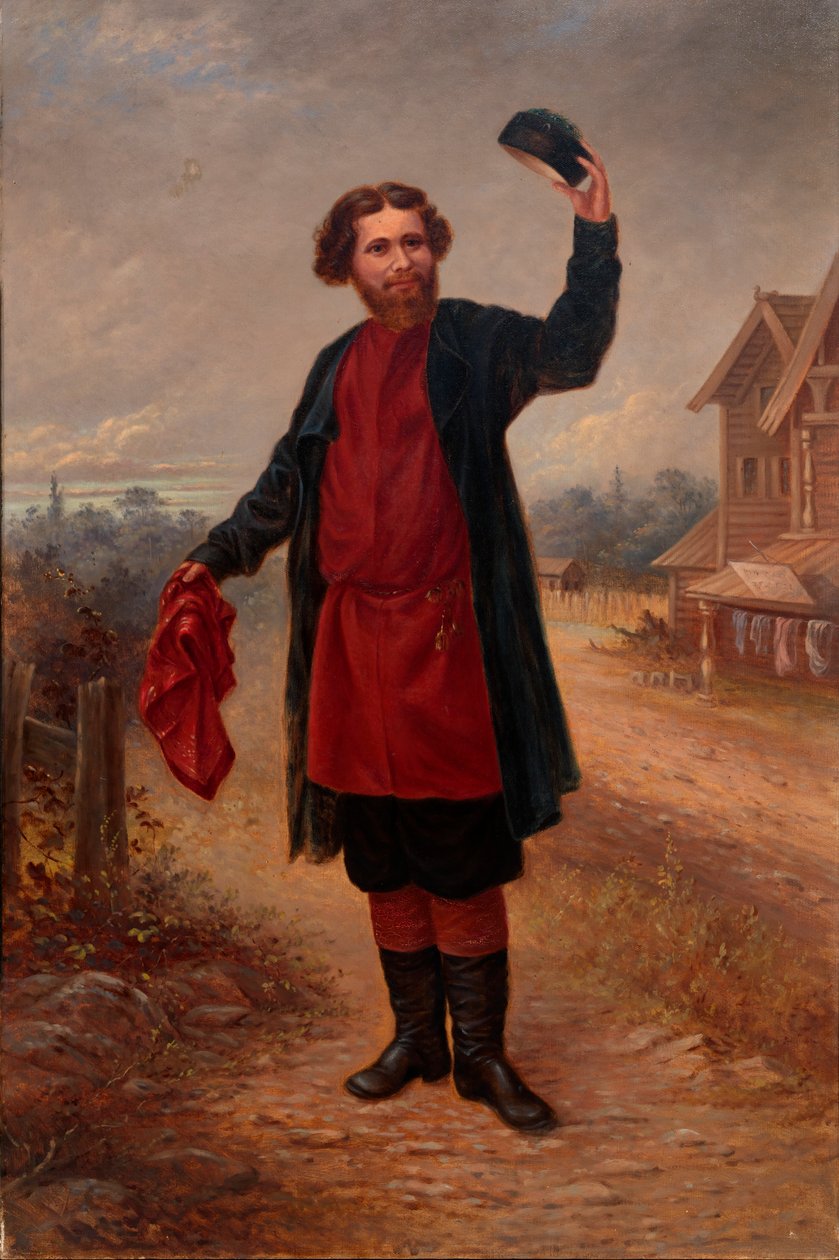 Ruský muž, ca. 1890-1899. od Antonio Zeno Shindler