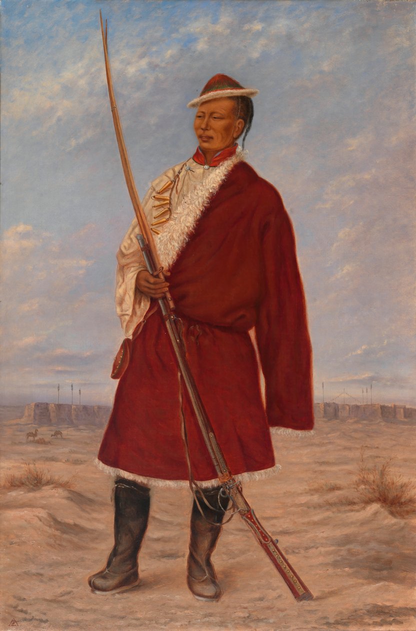 Tibetan Man, ca. 1893 od Antonio Zeno Shindler
