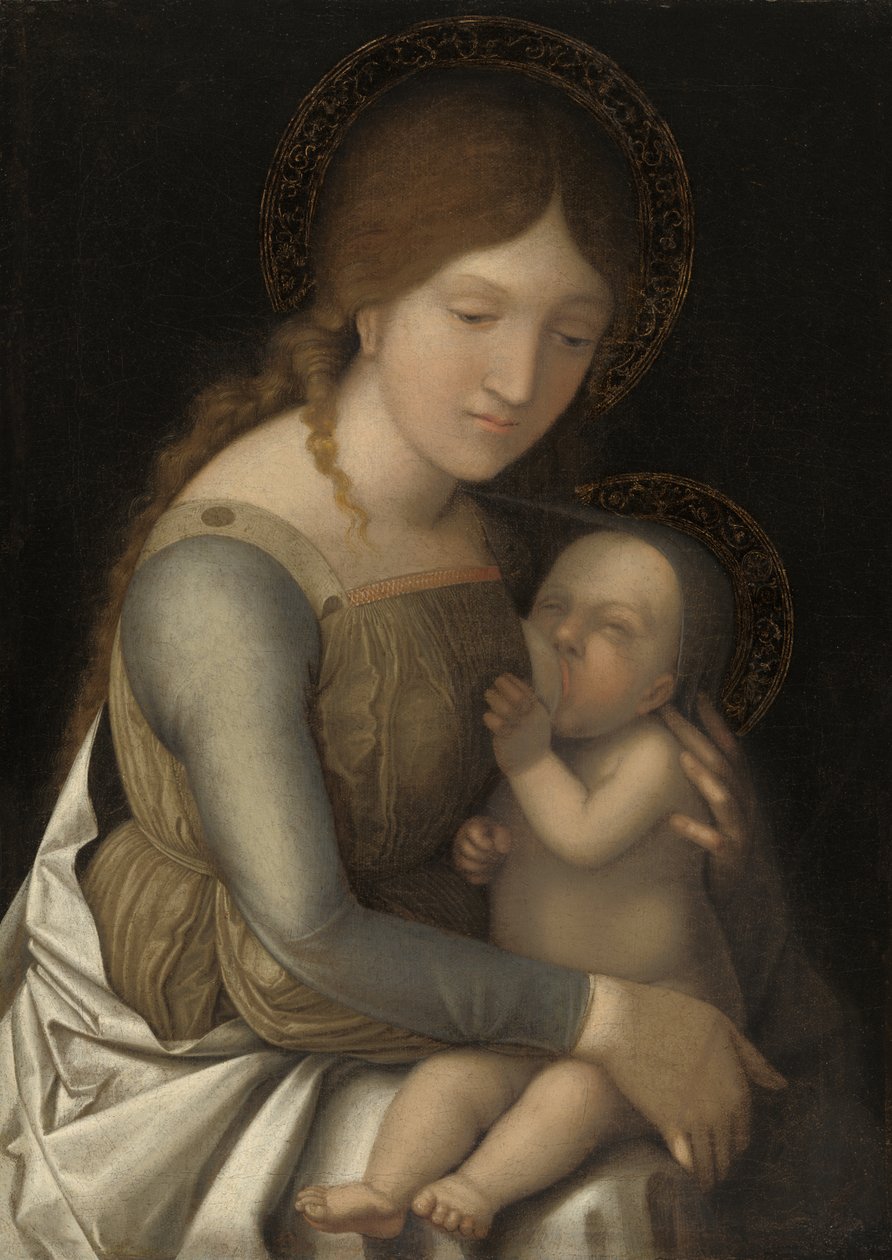 Madonna a dítě od Antonio da Correggio