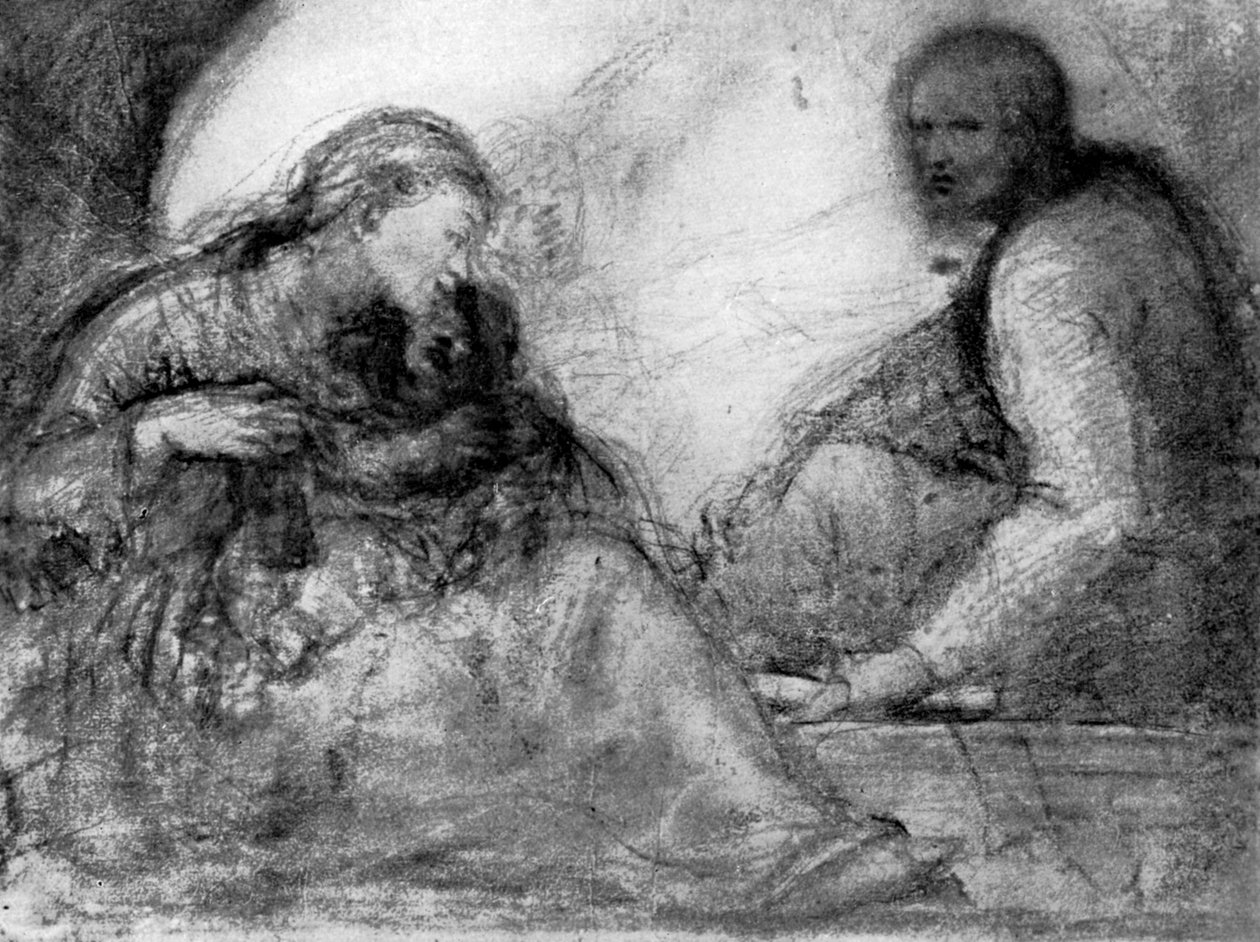 Madona s dítětem a svatý Josef, počátek 16. století, 1931. od Antonio da Correggio