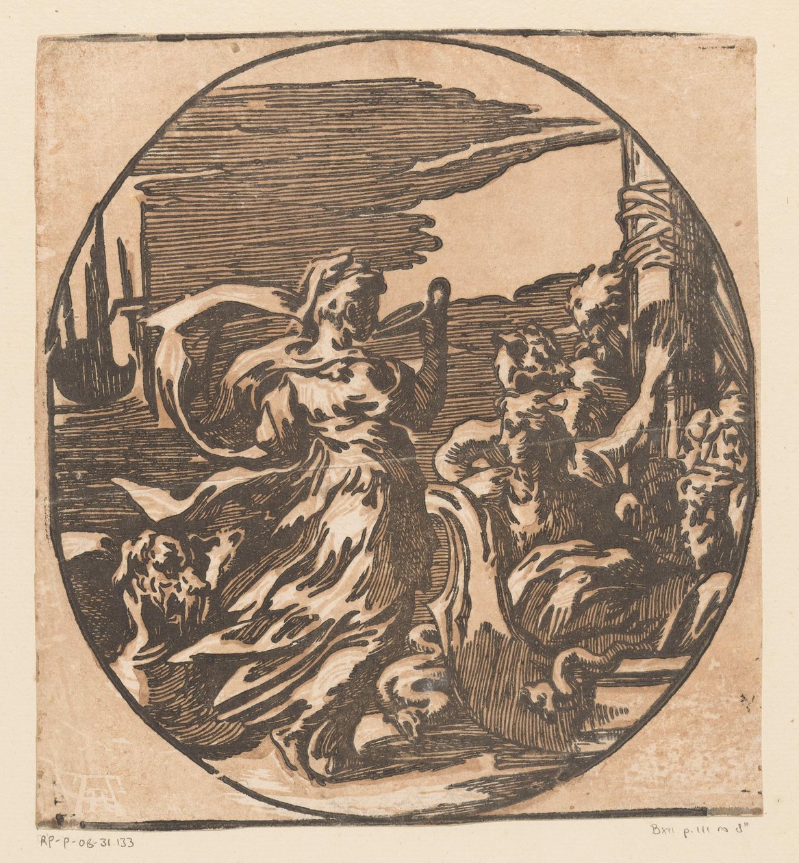 Circe pití od Antonio da Trento (possibly)