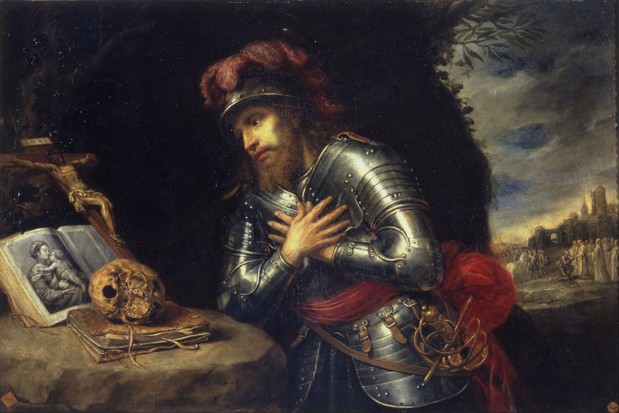 Svatý Vilém Akvitánský od Antonio de Pereda