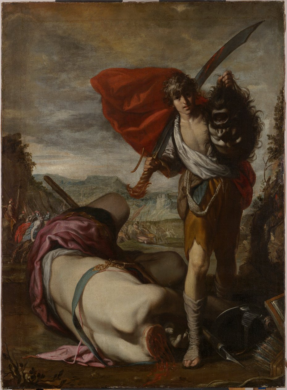 David s hlavou Goliáše od Antonio del Castillo y Saavedra
