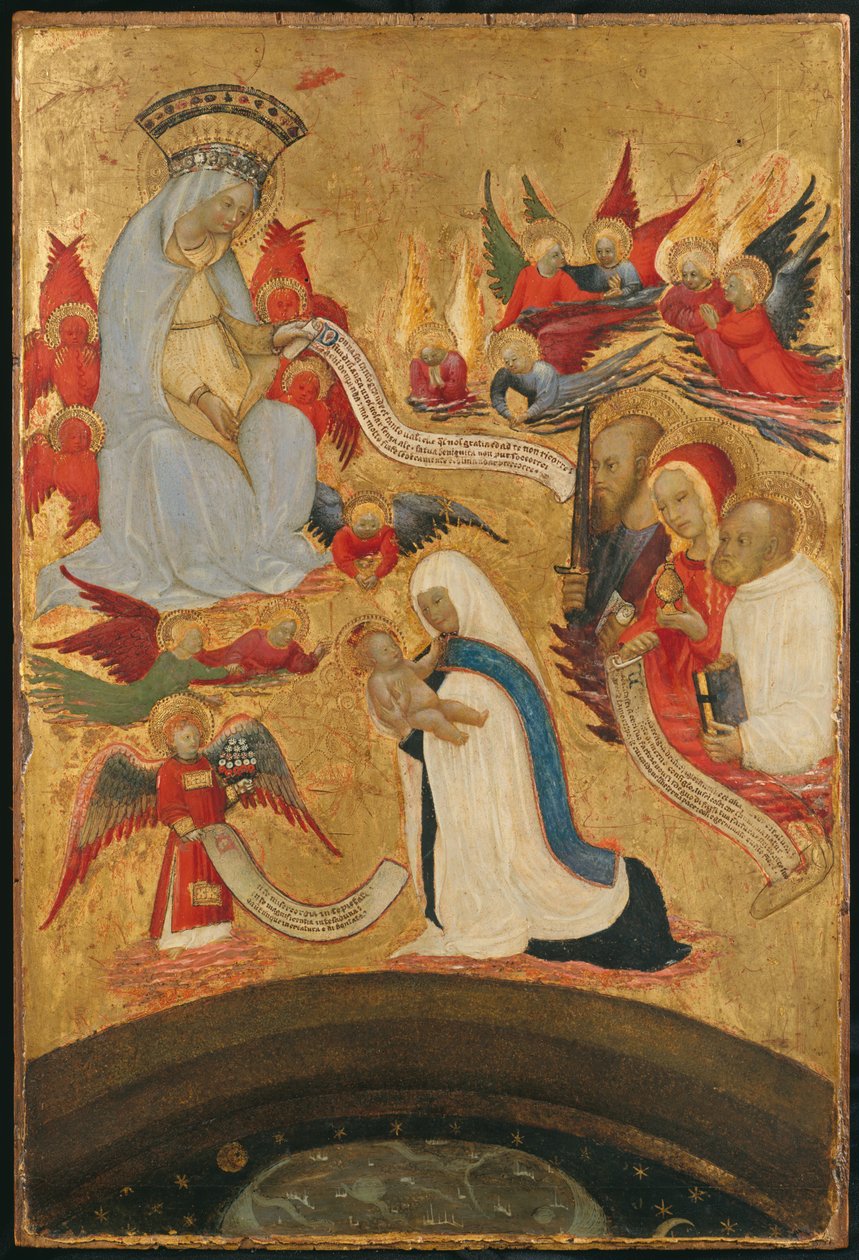 Santa Francesca Romana Holding the Christ Child, ca. 1445. od Antonio del Massaro da Viterbo