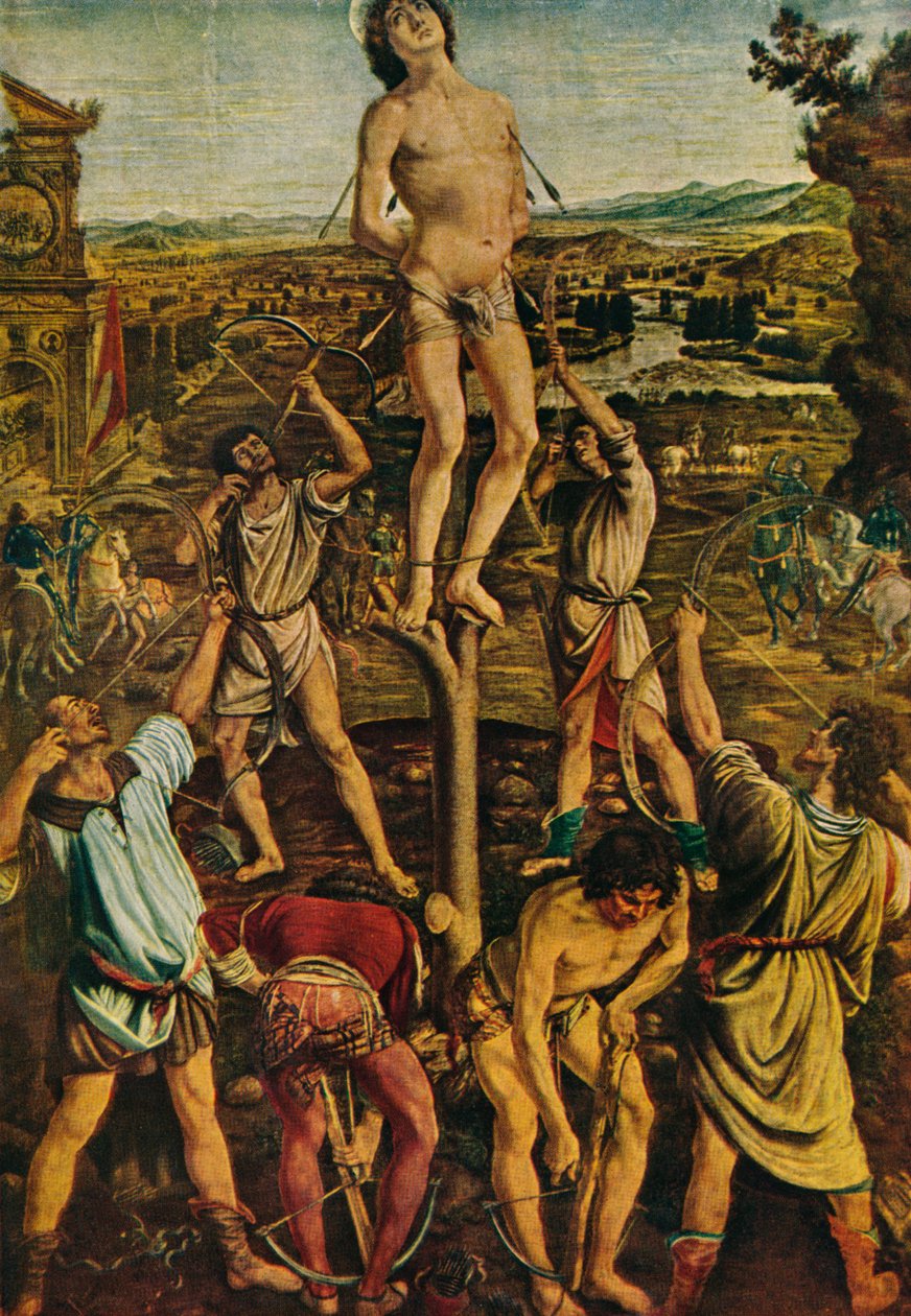 Umučení svatého Šebestiána, 1475, 1909 od Antonio Pollaiuolo