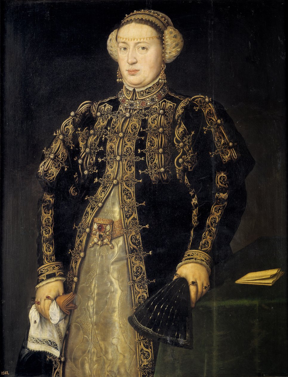Kateřina Rakouská 1507-1578, královna Portugalska, 1552-1553 od Antonis Mor