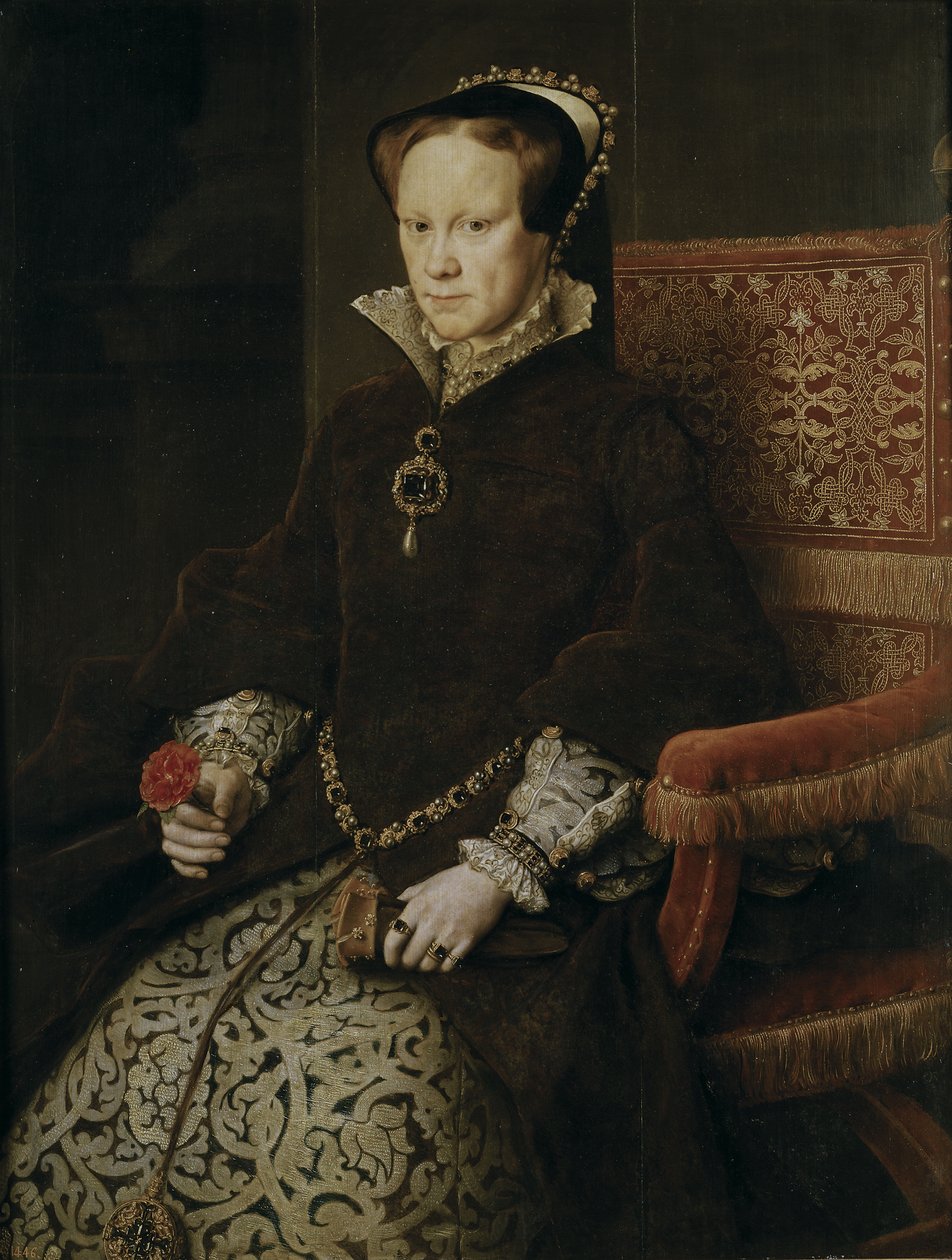 Portrét Marie I. Anglie, 1554 od Antonis Mor