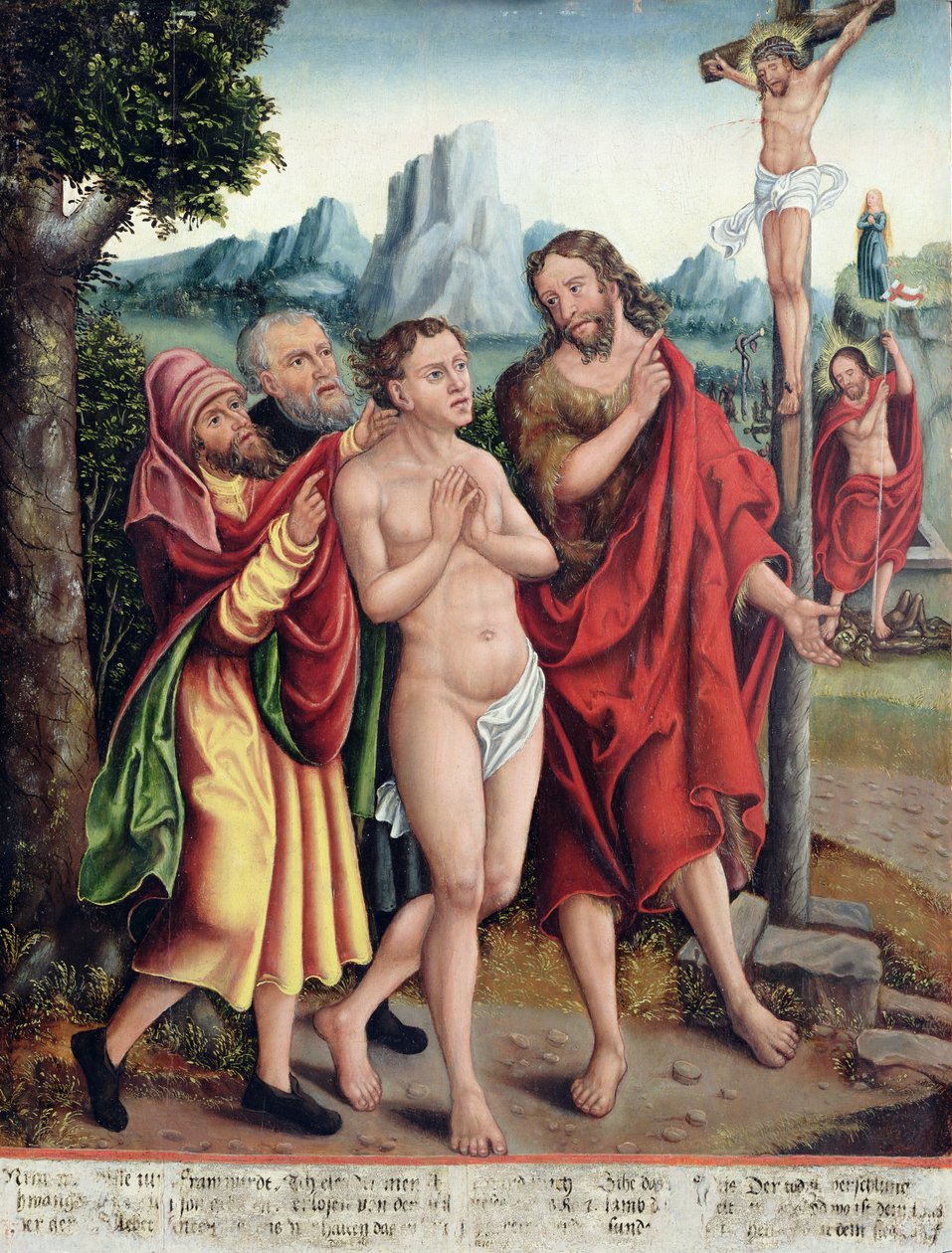 Alegorie spásy lidstva, po roce 1530 od Antonius Heusler