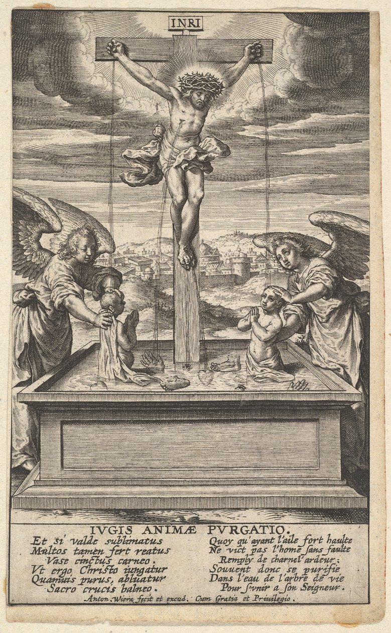 Fontána života, před rokem 1604. od Antonius Wierix