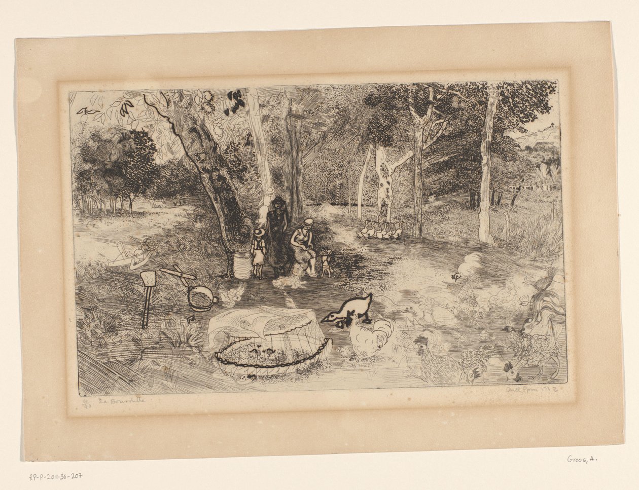 La Bourdelle (původní název na objektu) od Antony Groos (signed by artist)