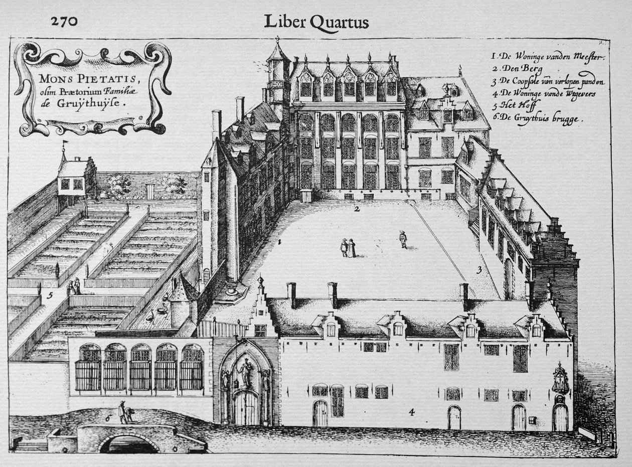 Bruggy (Musée Gruuthuse), Belgie od Antoon Sanders