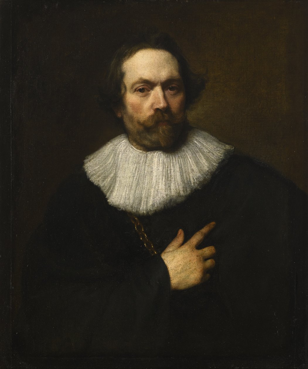 Portrét vousatého muže od Anthony van Dyck