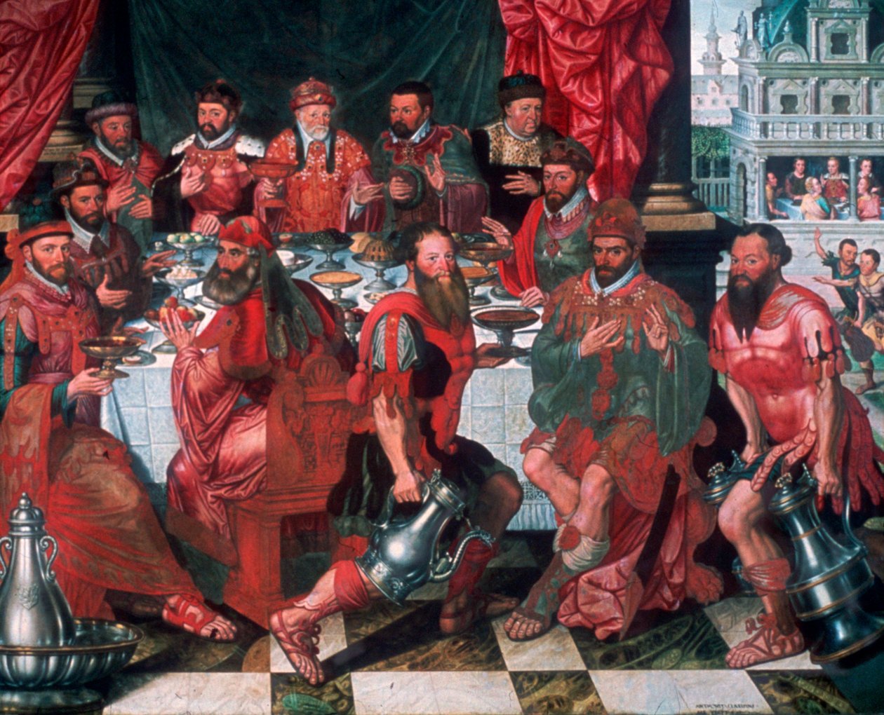 Banket, 1574 od Antoon Claeissens