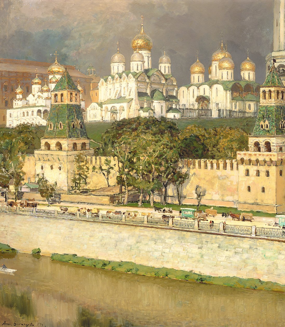 Chrámy moskevského Kremlu, 1894 od Apollinari Mikhailovich Vasnetsov