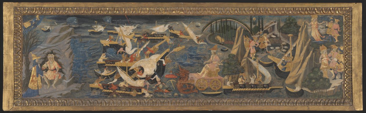 Vrak lodi Aeneas od Apollonio di Giovanni