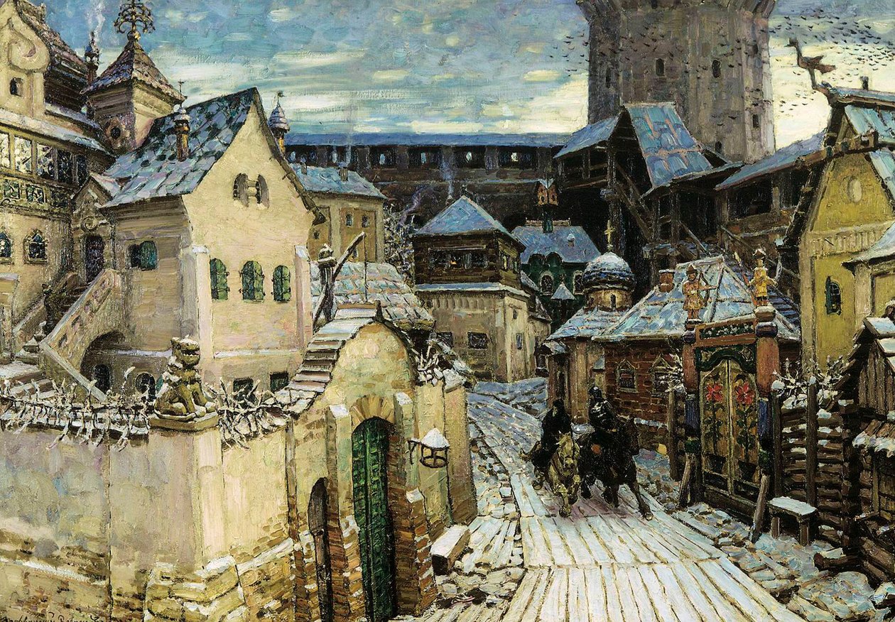A Heralds, Ráno v Kremlu, 1913. od Appolinari Mikhaylovich Vasnetsov