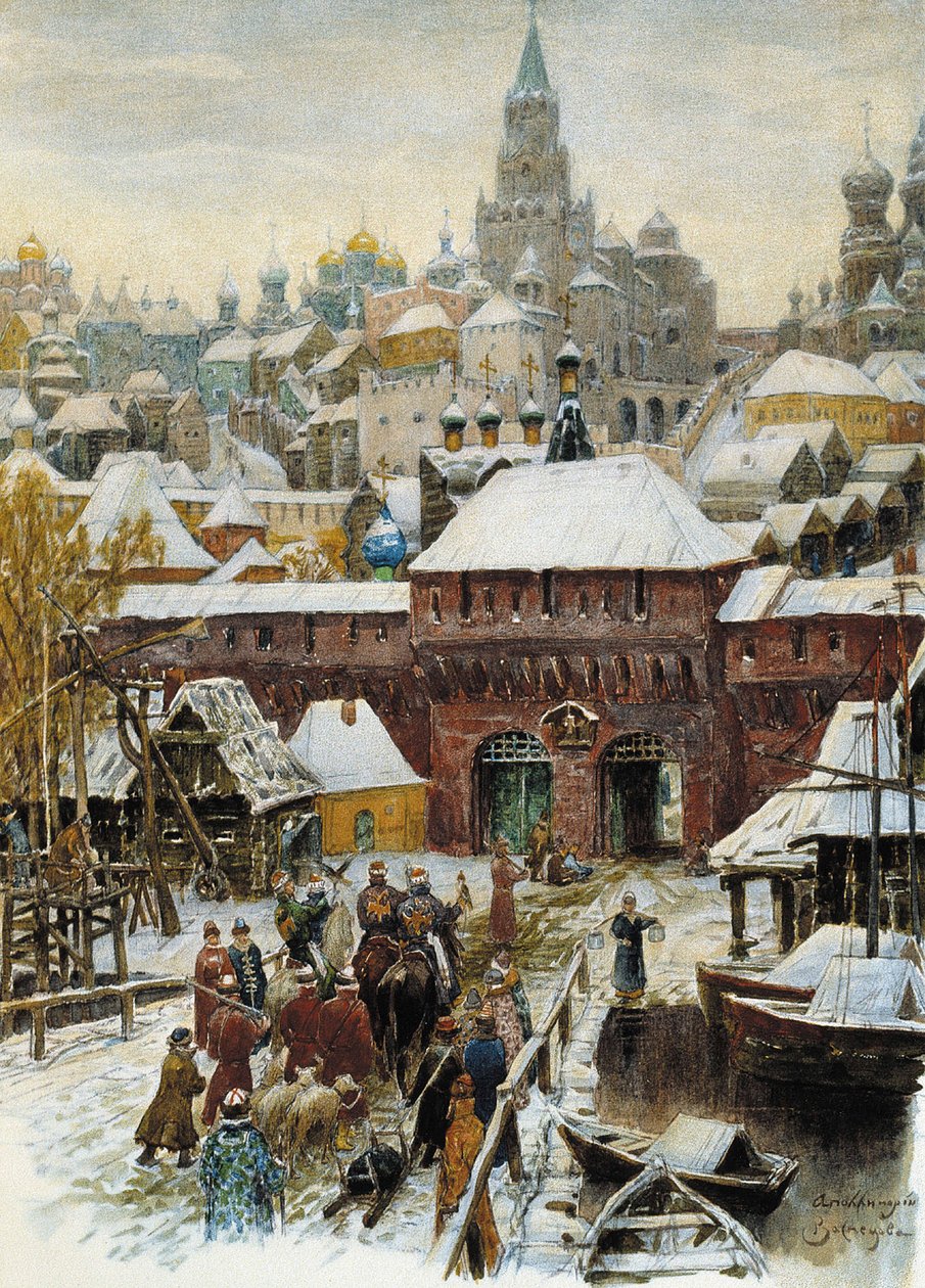 Moskva v 17. století, konec 19. - začátek 20. století. od Appolinari Mikhaylovich Vasnetsov