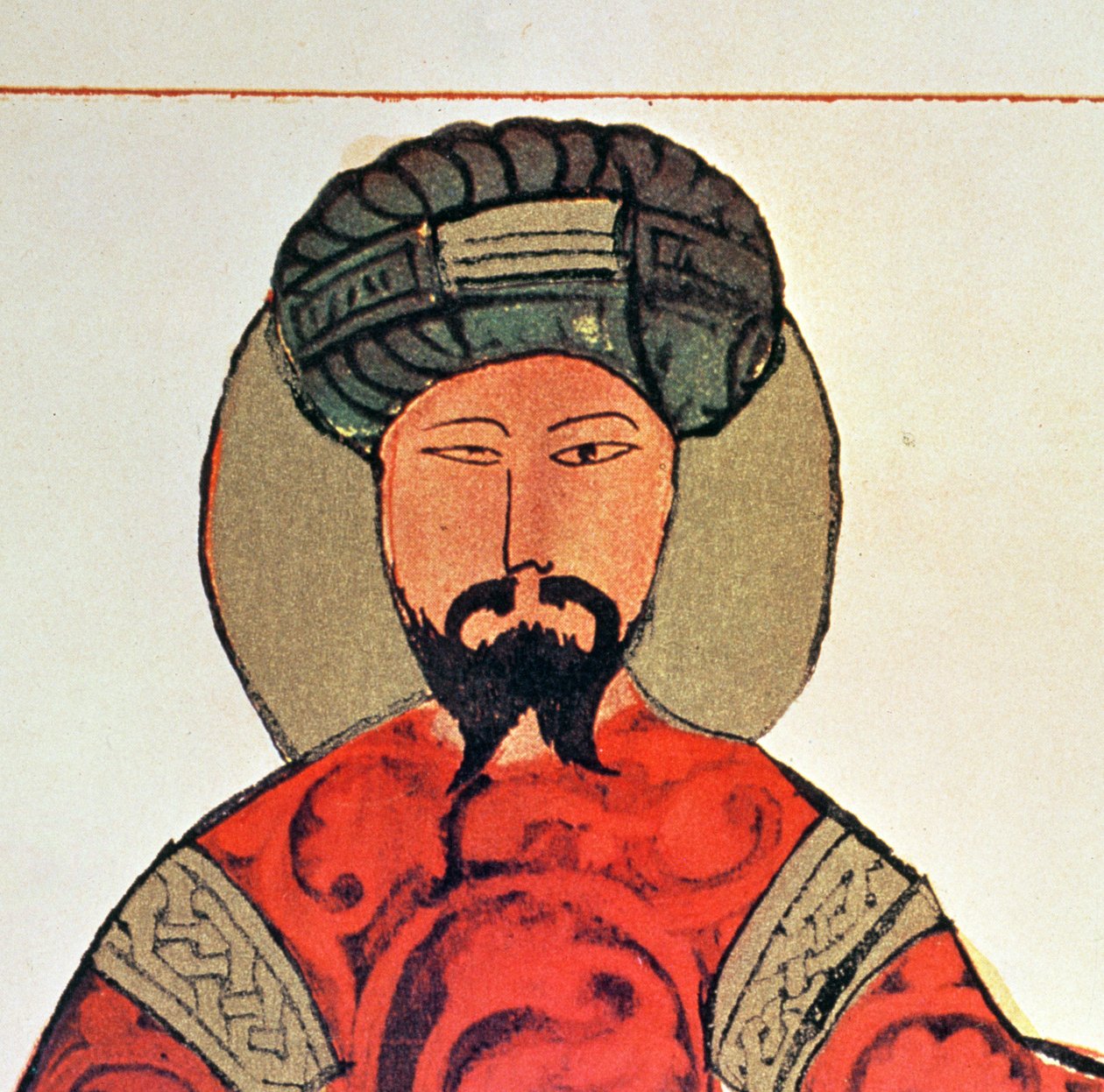 Portrét Saladina (1138-93) (detail 4623) od Arabic School