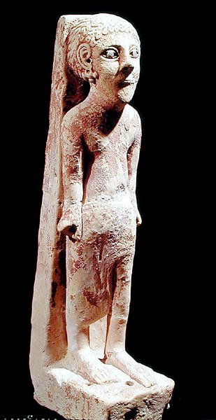 Soška s egyptským vlivem, z Ammánu, 900-500 př. Kr od Arabic School