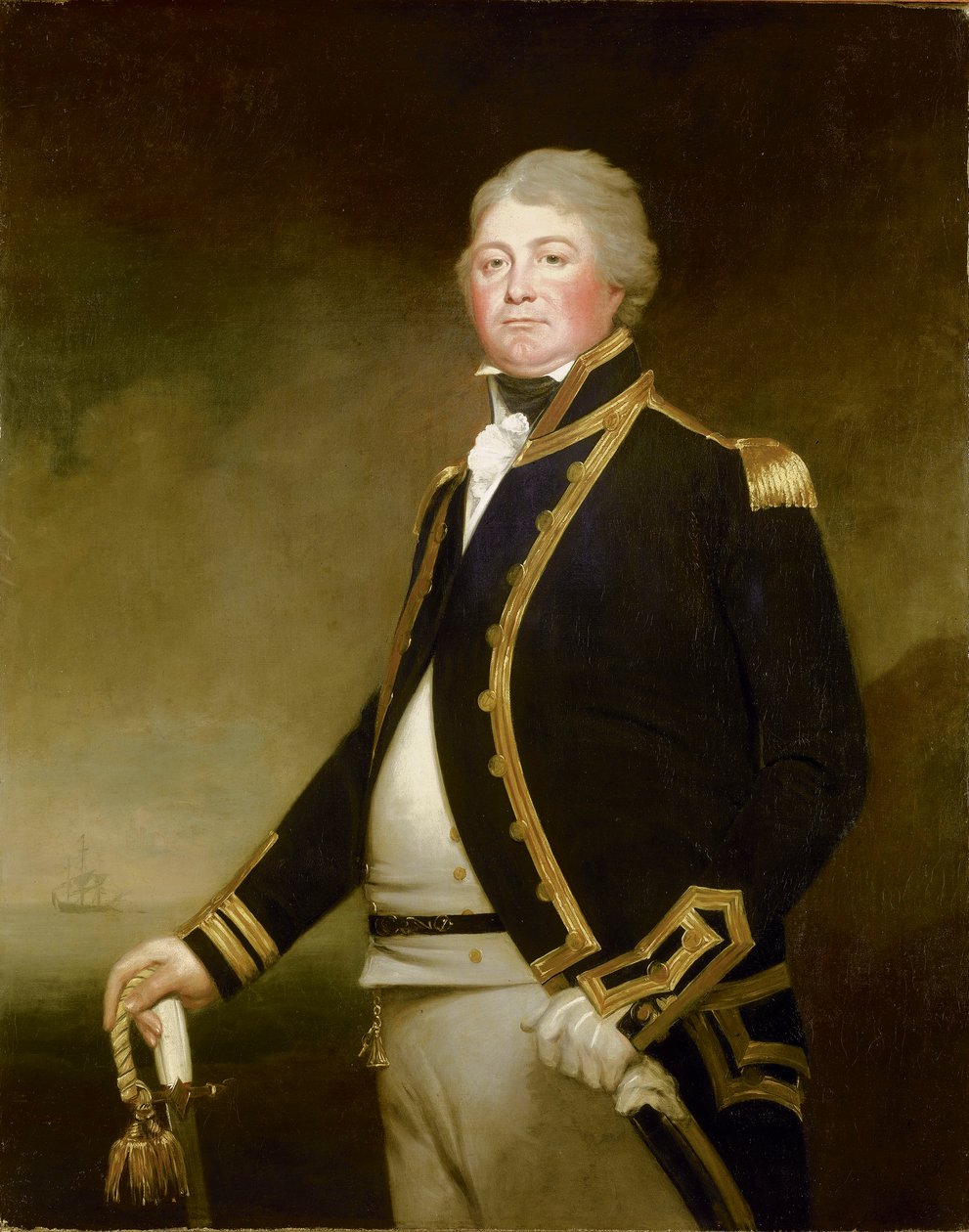 Kapitán James Newman-Newman (1767-1811), asi 1801 (olej na plátně) od Archer James Oliver