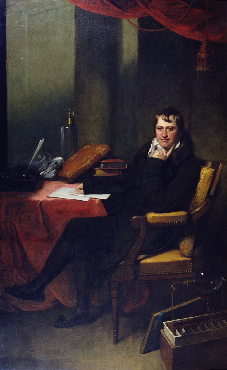 Portrét Humphry Davy (1778-1829) od Archer James Oliver