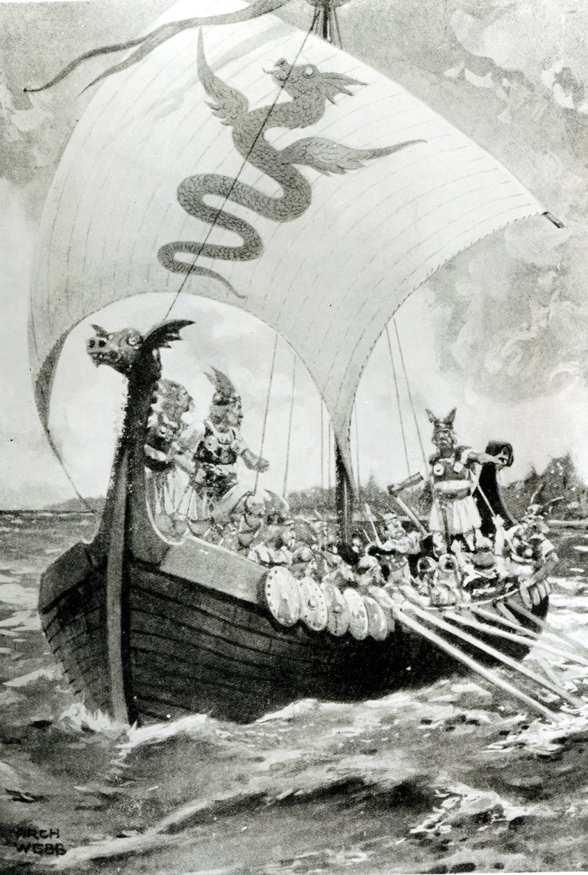 Vikingští nájezdníci od Archibald Webb