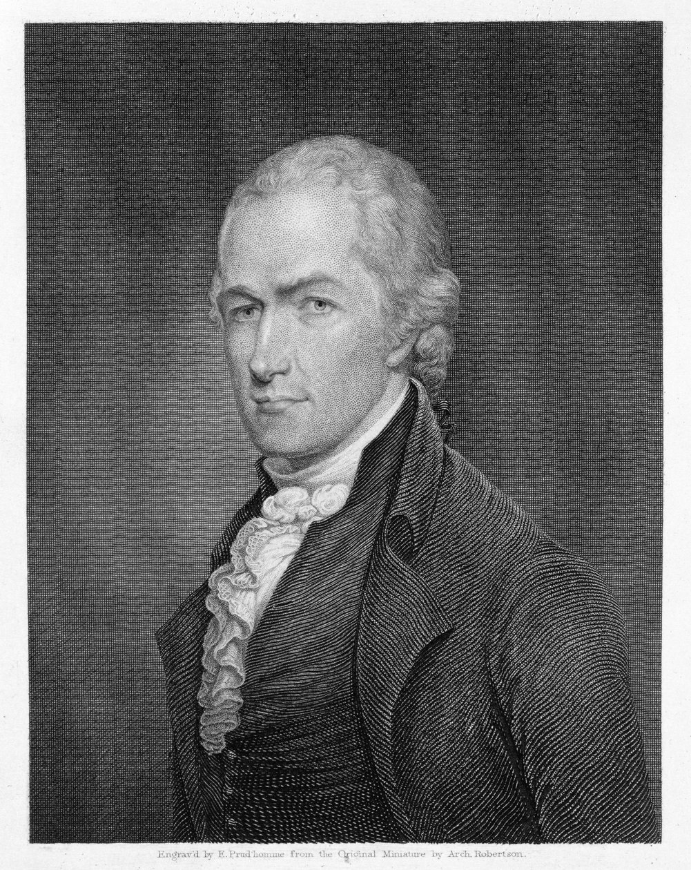 Alexander Hamilton (1757-1804) vyryl John Francis Eugene Prud