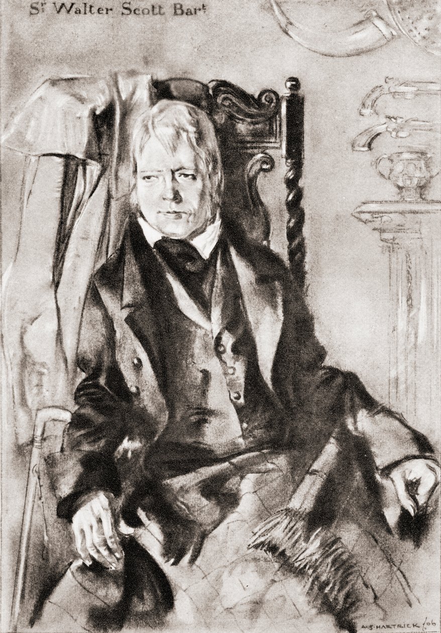 Sir Walter Scott od Archibald Standish Hartrick