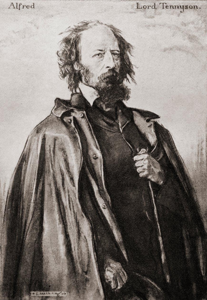Tennyson (z Aldworth a Freshwater) Alfred Tennyson od Archibald Standish Hartrick