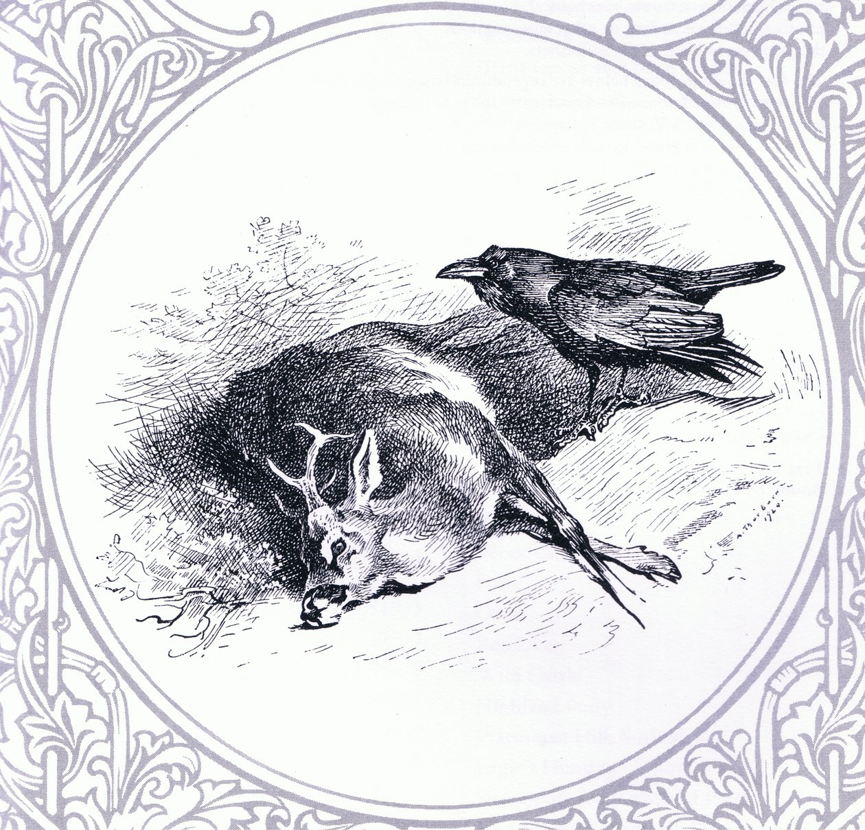 Jelen a havran, hospoda. od Book Club Associates od Archibald Thorburn