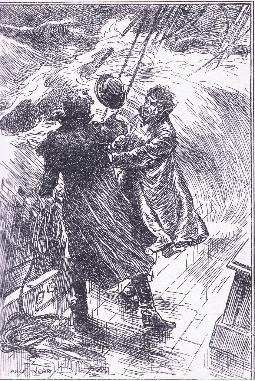 Ready měl čas držet se oběma rukama, 1900 od Archibald Webb