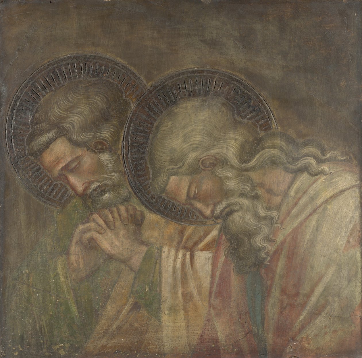 Dva Haloed Mourners, cca 1390 od Aretino Spinello