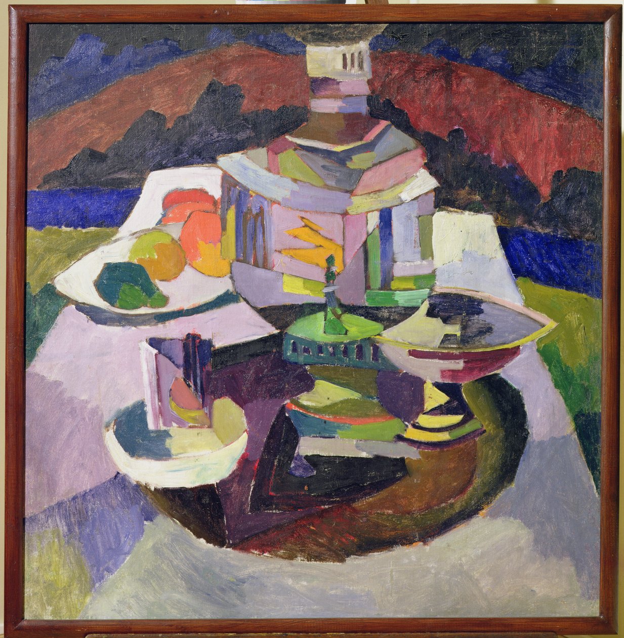 Zátiší se Samovarem, 1913 od Aristarkh Vasilievic Lentulov