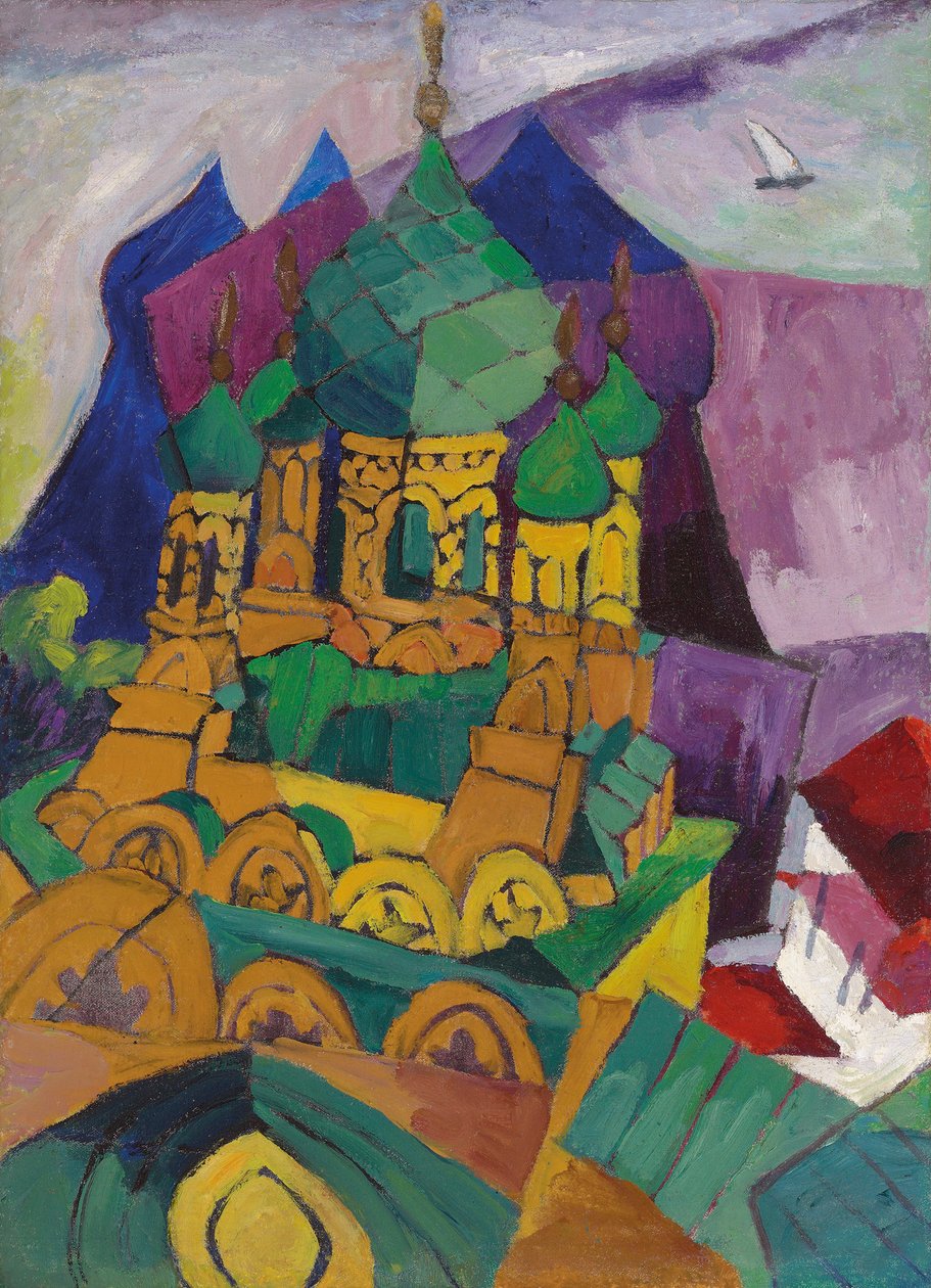 Kostel v Alupce od Aristarkh Vasilievic Lentulov