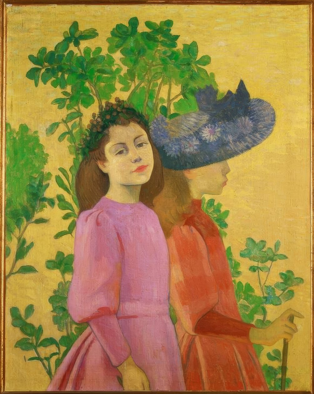 Dvě mladé dívky, jaro od Aristide Maillol