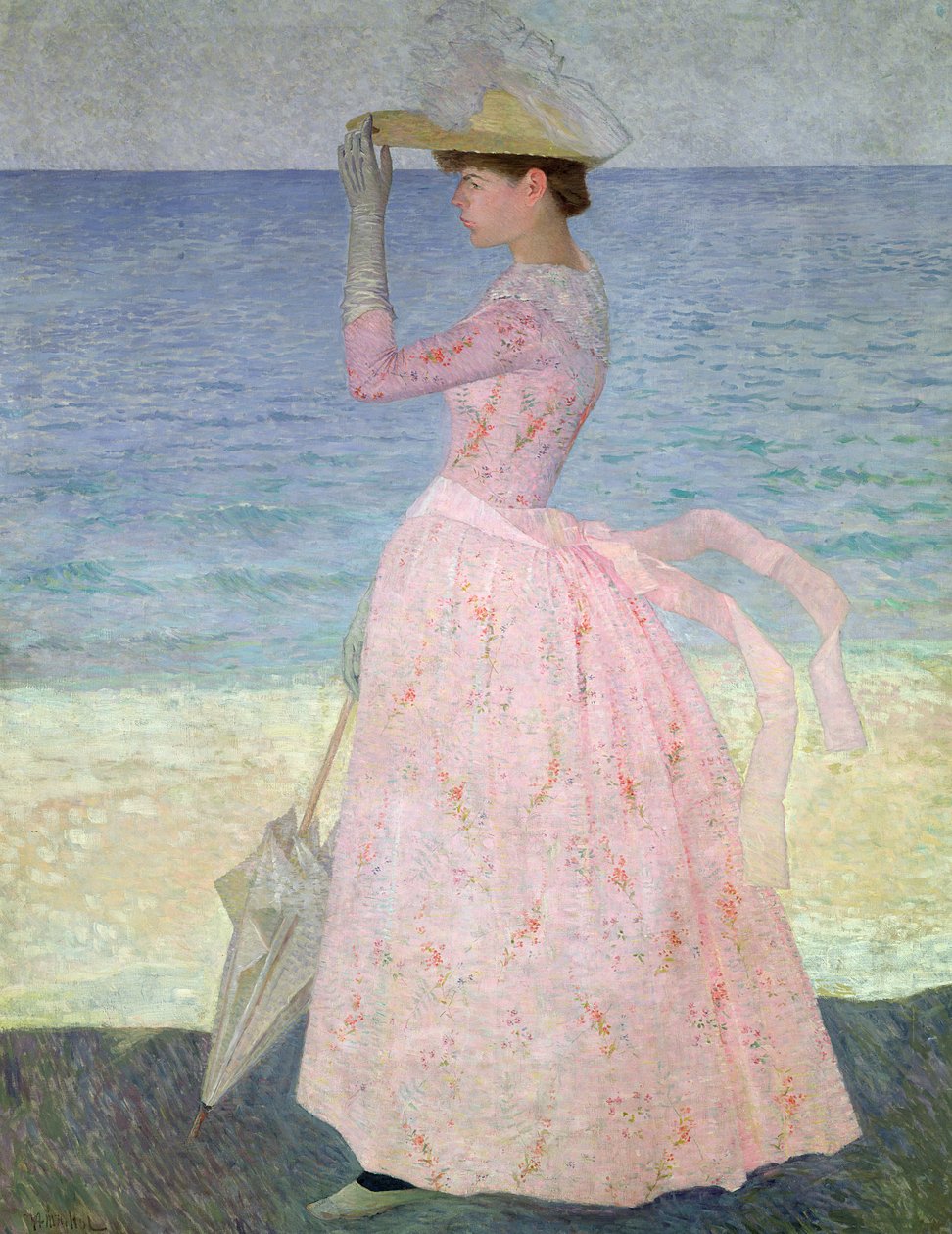 Žena se slunečníkem, 1890 od Aristide Maillol