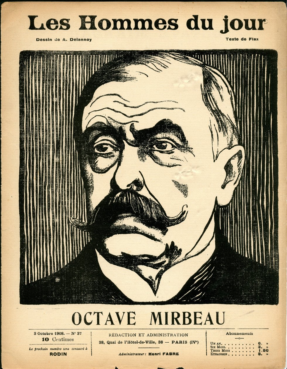 Obálka „“ The Men of the Day “, Satirical in B&W od Aristide Delannoy