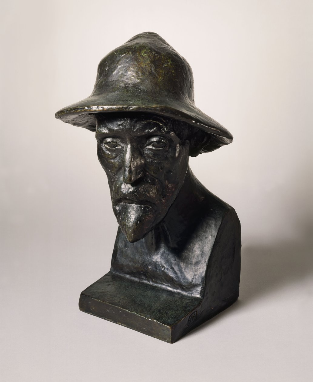 Busta Auguste Renoira, c. 1907 (olej na plátně) od Aristide Maillol