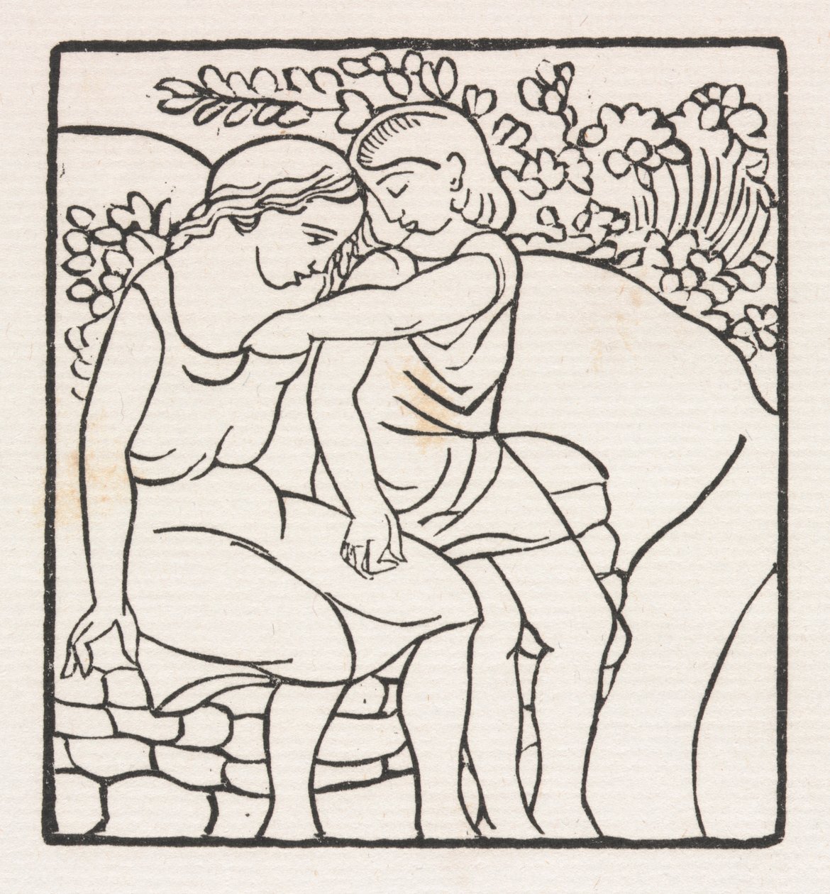 Dafnis a Chloe: Daphnis a Chloe při hře od Aristide Maillol