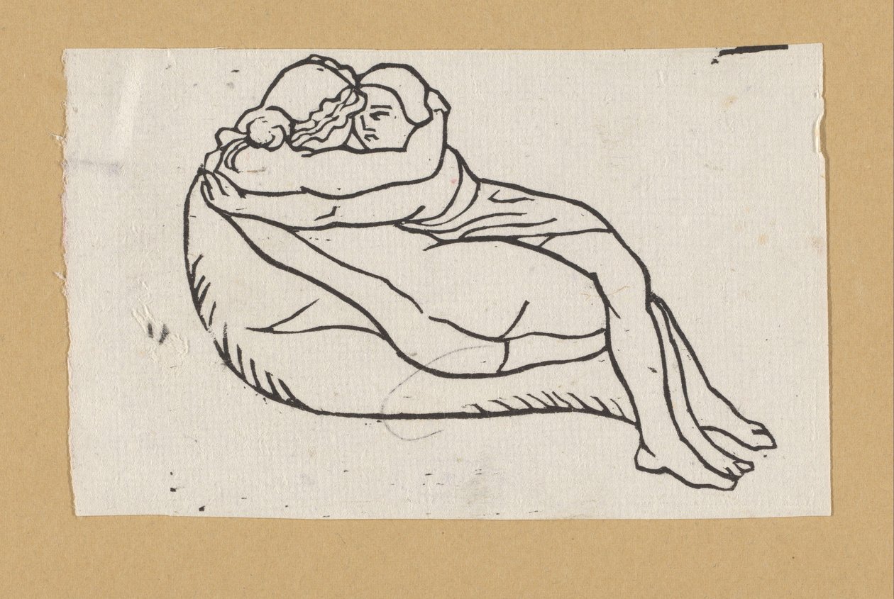 Daphnis und Chloë zusammen liegend od Aristide Maillol
